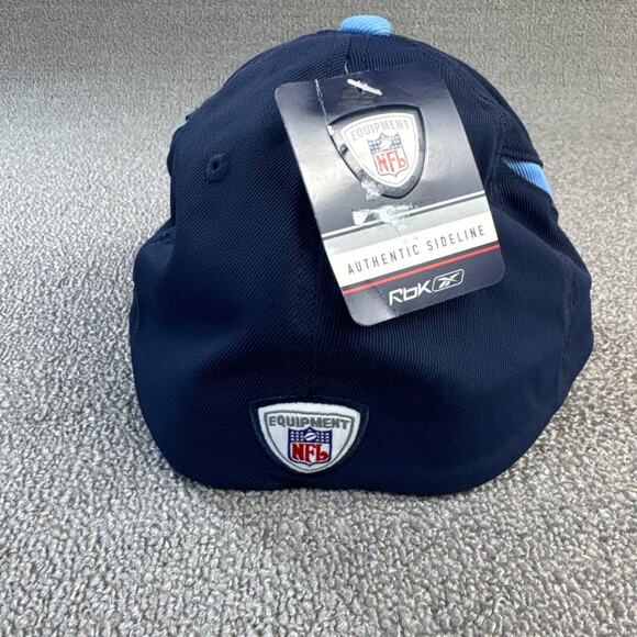 Reebok NFL Tennessee Titans Fitted Baseball Hat Cap Football Blue OS - Picture 5 of 10